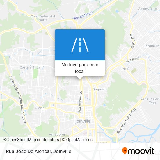 Rua José De Alencar mapa