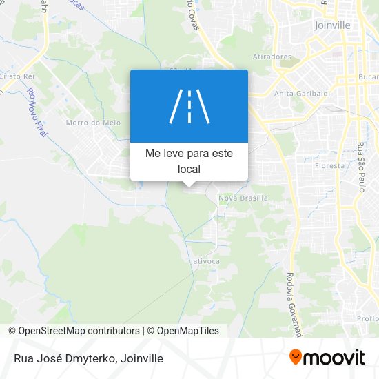 Rua José Dmyterko mapa