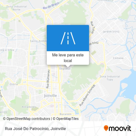 Rua José Do Patrocínio mapa