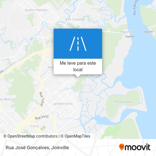 Rua José Gonçalves mapa
