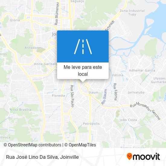 Rua José Lino Da Silva mapa