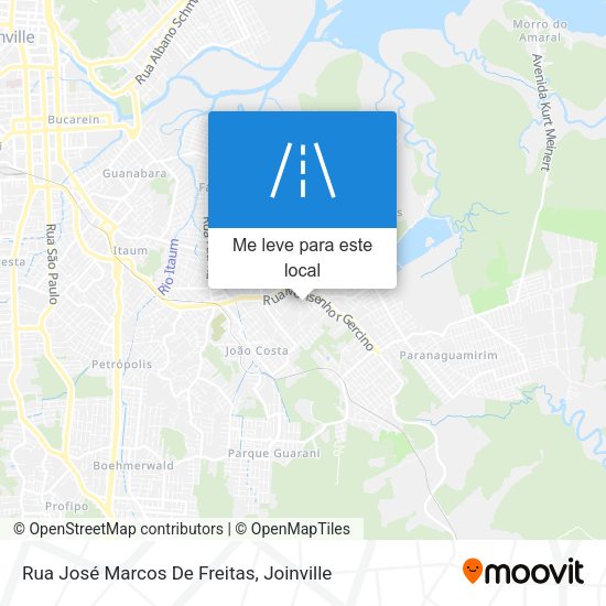 Rua José Marcos De Freitas mapa