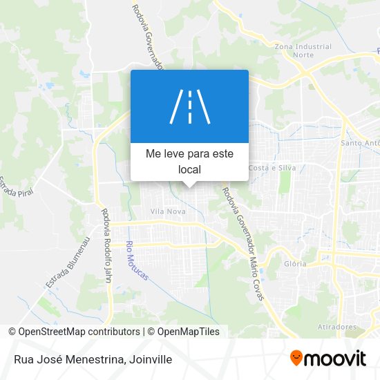 Rua José Menestrina mapa