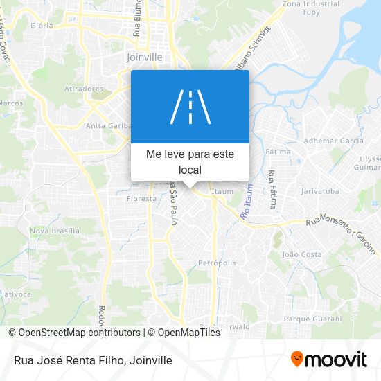 Rua José Renta Filho mapa