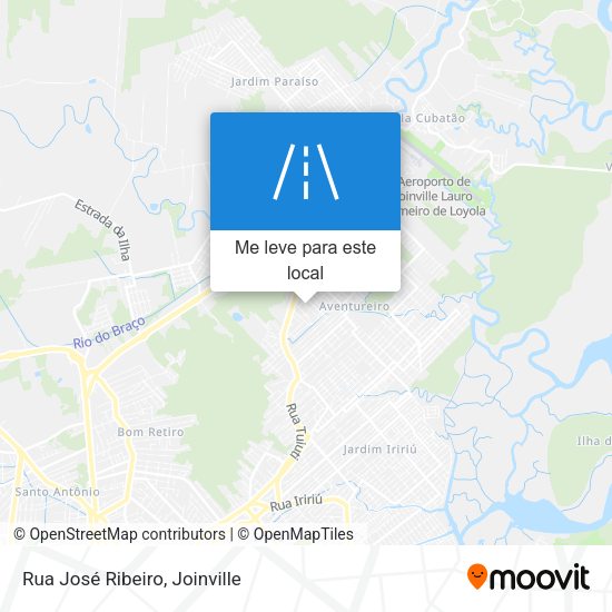 Rua José Ribeiro mapa