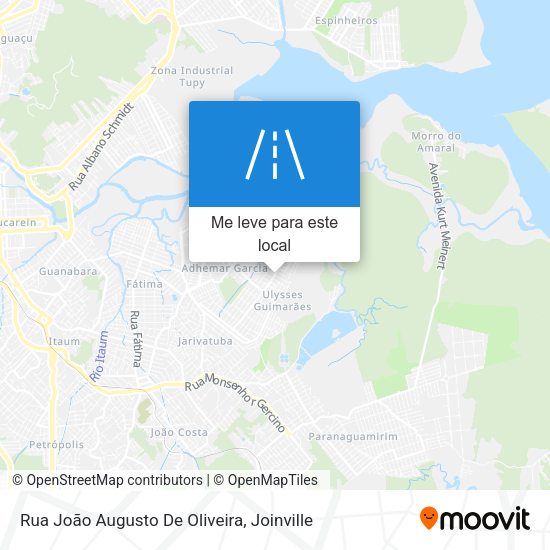 Rua João Augusto De Oliveira mapa