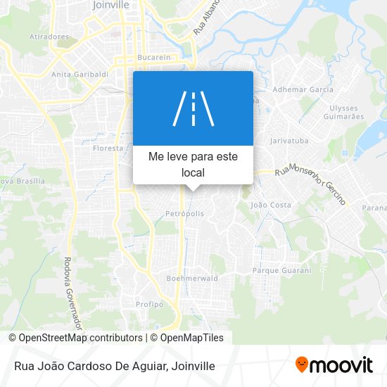 Rua João Cardoso De Aguiar mapa