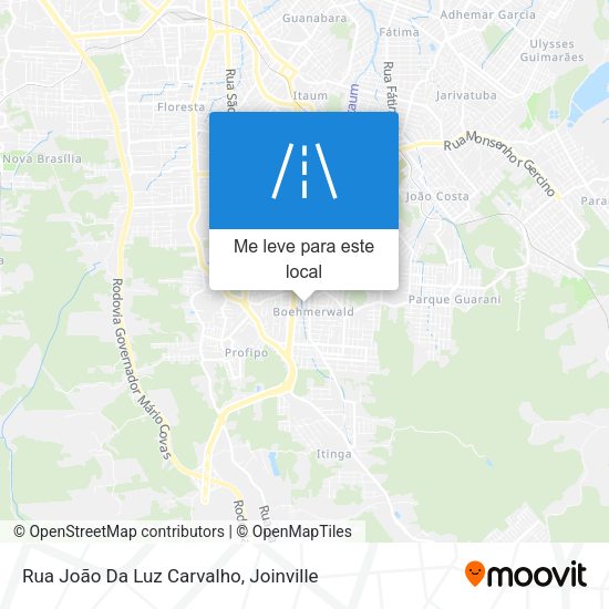 Rua João Da Luz Carvalho mapa