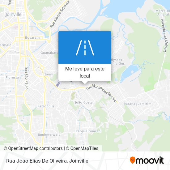 Rua João Elias De Oliveira mapa