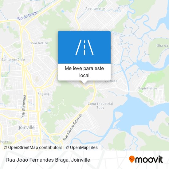 Rua João Fernandes Braga mapa