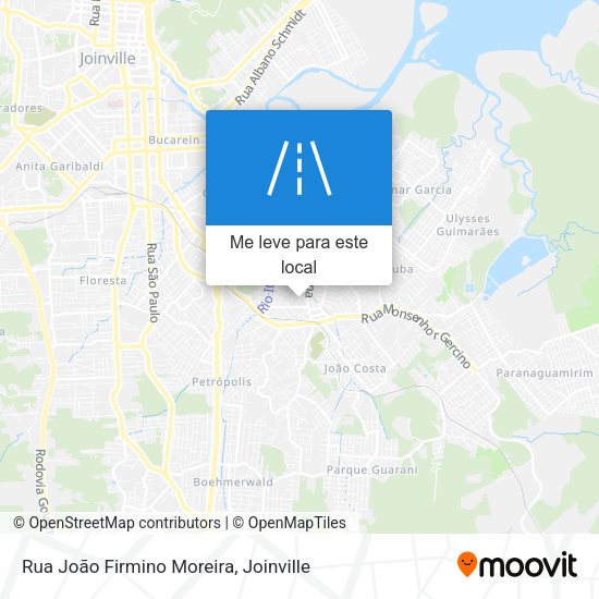 Rua João Firmino Moreira mapa