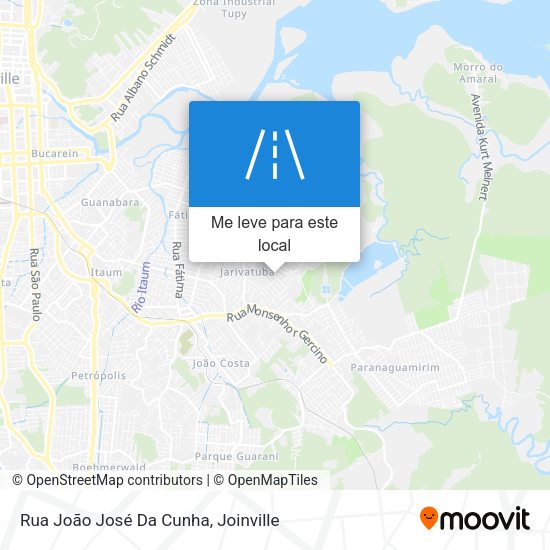 Rua João José Da Cunha mapa