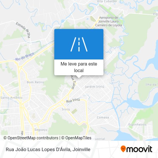 Rua João Lucas Lopes D'Ávila mapa