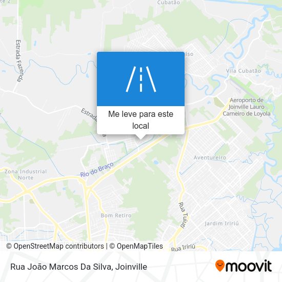 Rua João Marcos Da Silva mapa