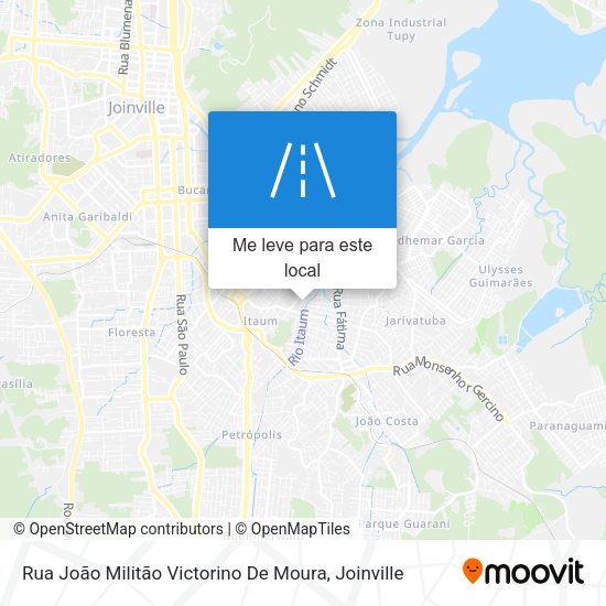 Rua João Militão Victorino De Moura mapa