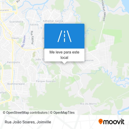 Rua João Soares mapa