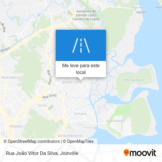 Rua João Vítor Da Silva mapa