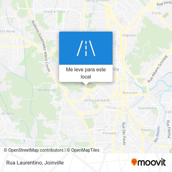 Rua Laurentino mapa