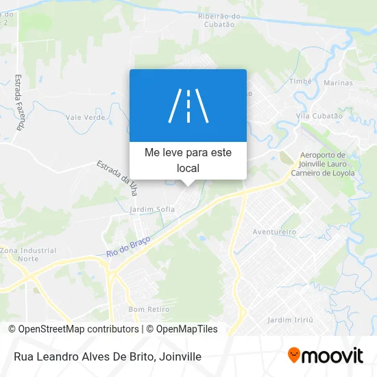 Rua Leandro Alves De Brito mapa