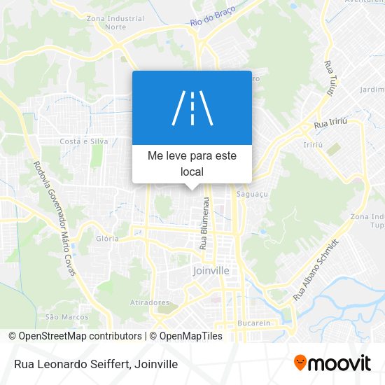 Rua Leonardo Seiffert mapa