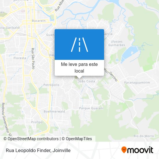 Rua Leopoldo Finder mapa