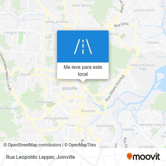 Rua Leopoldo Lepper mapa