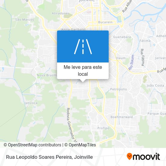 Rua Leopoldo Soares Pereira mapa