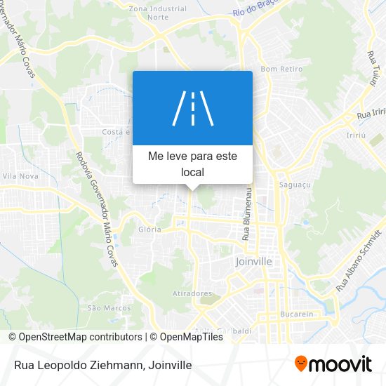 Rua Leopoldo Ziehmann mapa