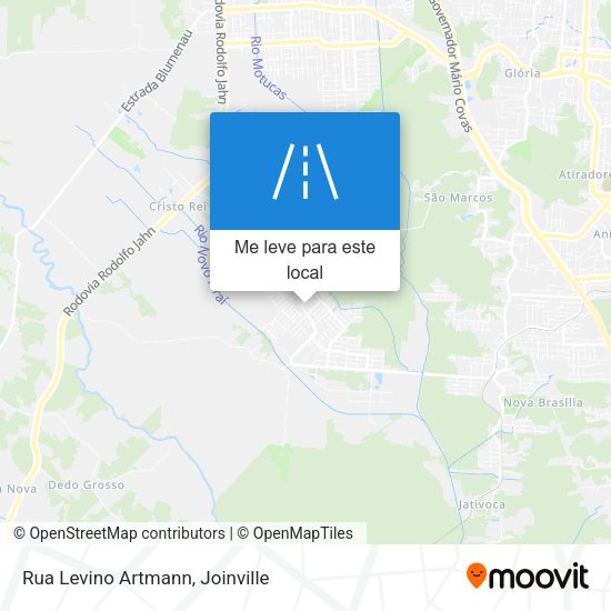 Rua Levino Artmann mapa