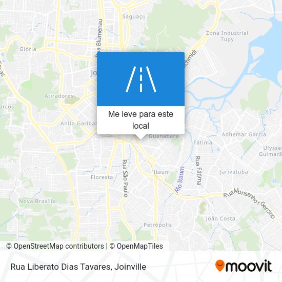 Rua Liberato Dias Tavares mapa