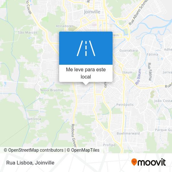 Rua Lisboa mapa