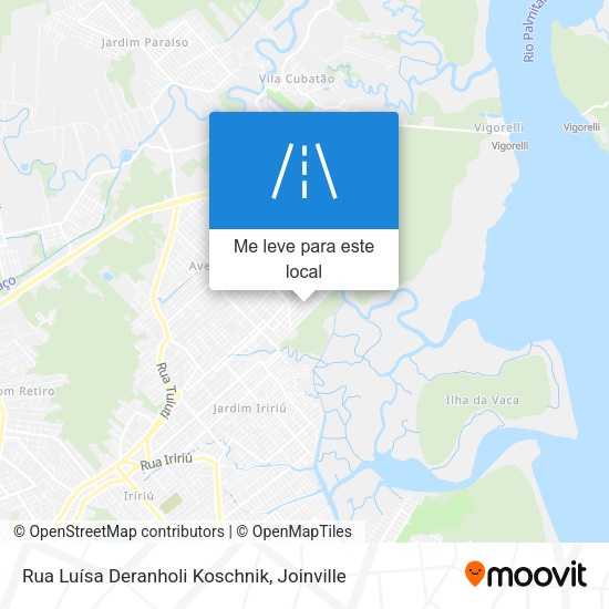 Rua Luísa Deranholi Koschnik mapa