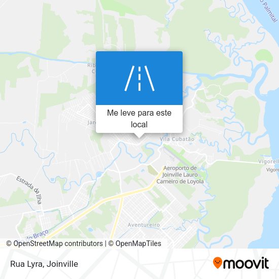Rua Lyra mapa