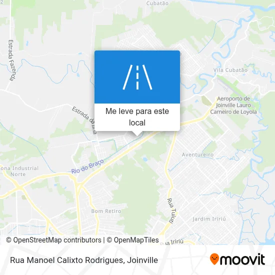 Rua Manoel Calixto Rodrigues mapa