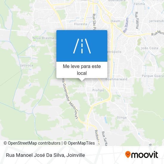 Rua Manoel José Da Silva mapa