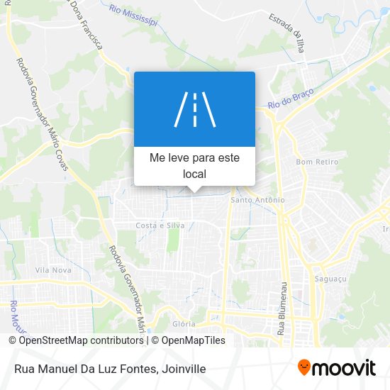 Rua Manuel Da Luz Fontes mapa