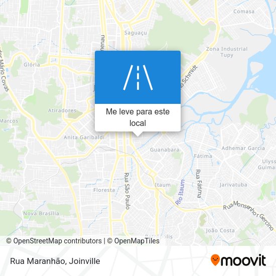 Rua Maranhão mapa