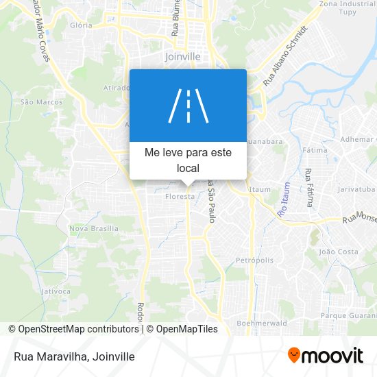 Rua Maravilha mapa