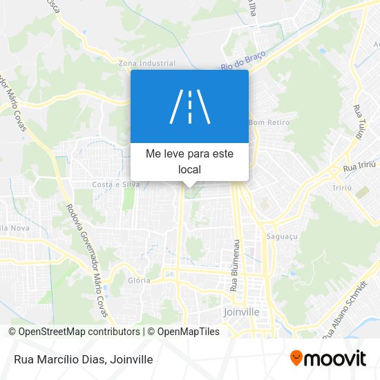 Rua Marcílio Dias mapa