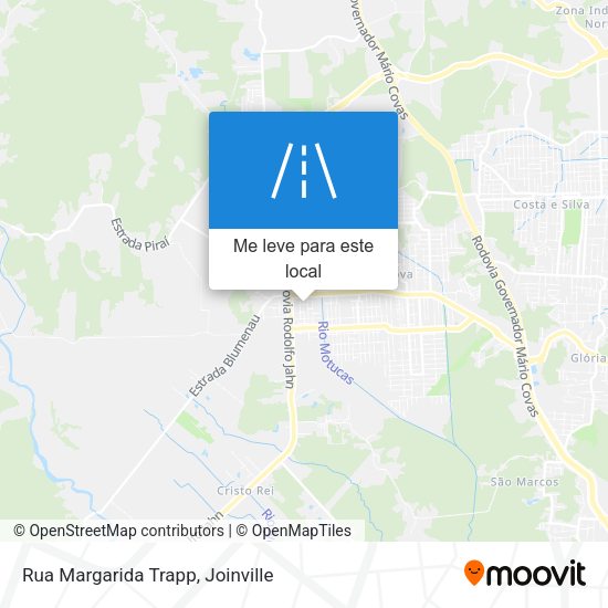 Rua Margarida Trapp mapa