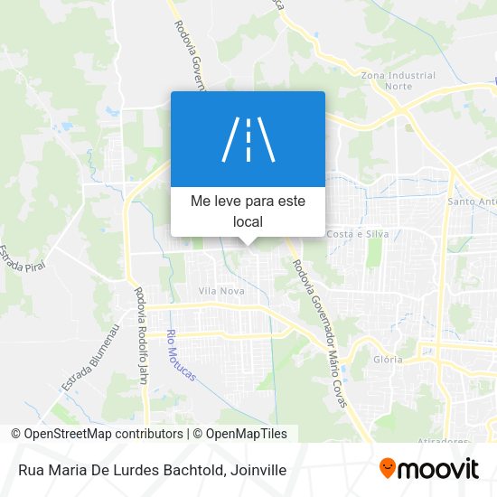 Rua Maria De Lurdes Bachtold mapa