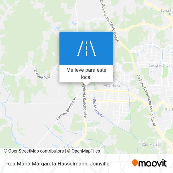 Rua Maria Margareta Hasselmann mapa