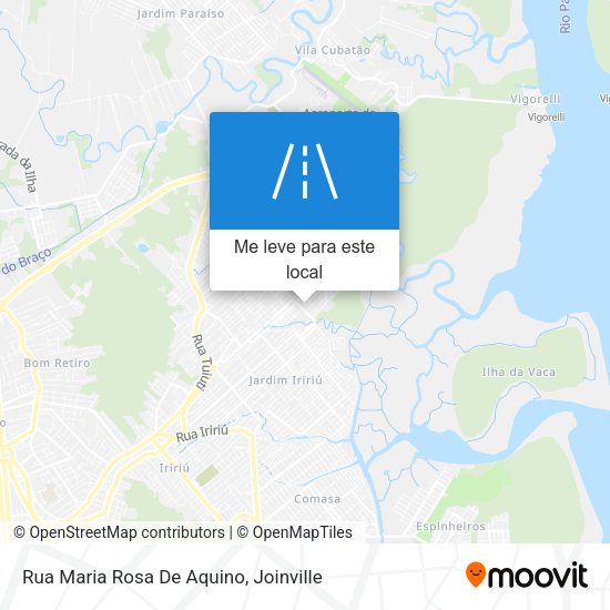 Rua Maria Rosa De Aquino mapa