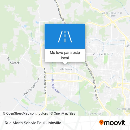 Rua Maria Scholz Paul mapa