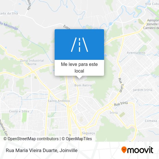 Rua Maria Vieira Duarte mapa