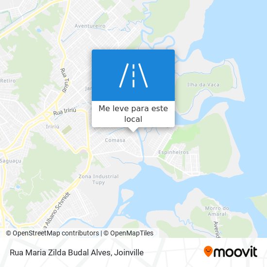 Rua Maria Zilda Budal Alves mapa