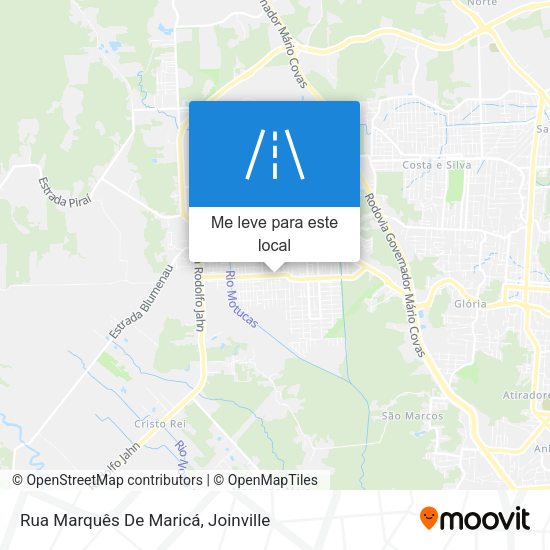 Rua Marquês De Maricá mapa