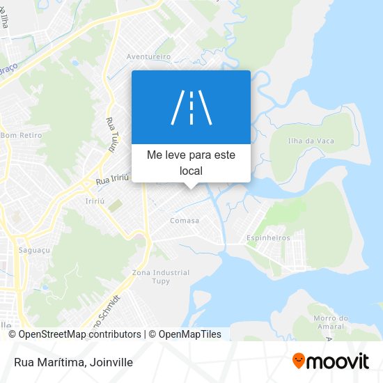 Rua Marítima mapa