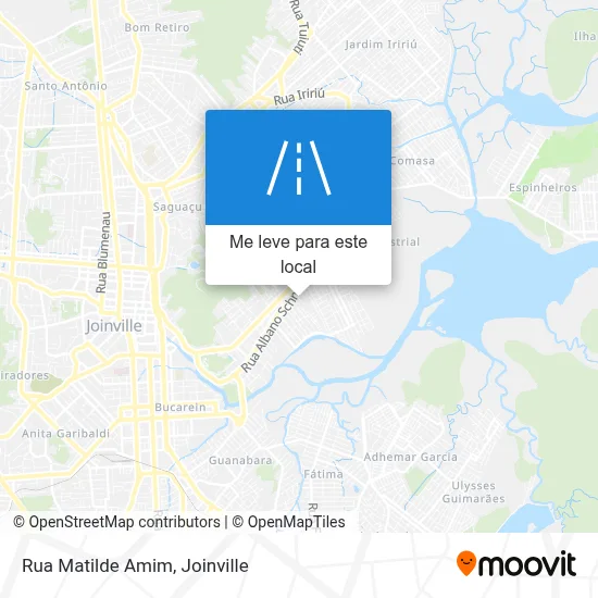 Rua Matilde Amim mapa