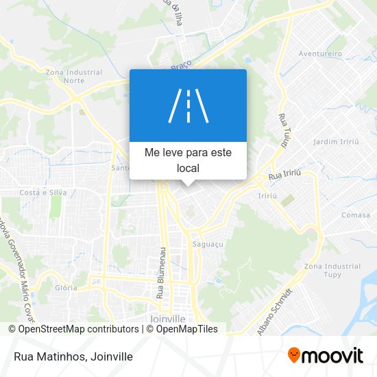 Rua Matinhos mapa